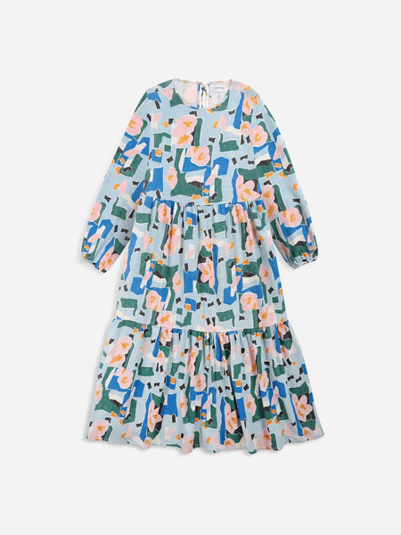 Floral Flared Maxi Dress by Bobo Choses