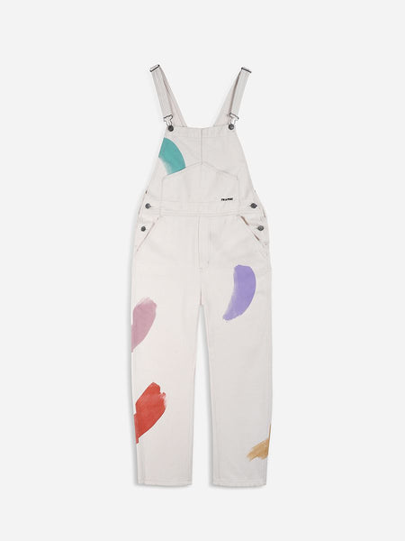 Brushstrokes Cotton Overalls by Bobo Choses