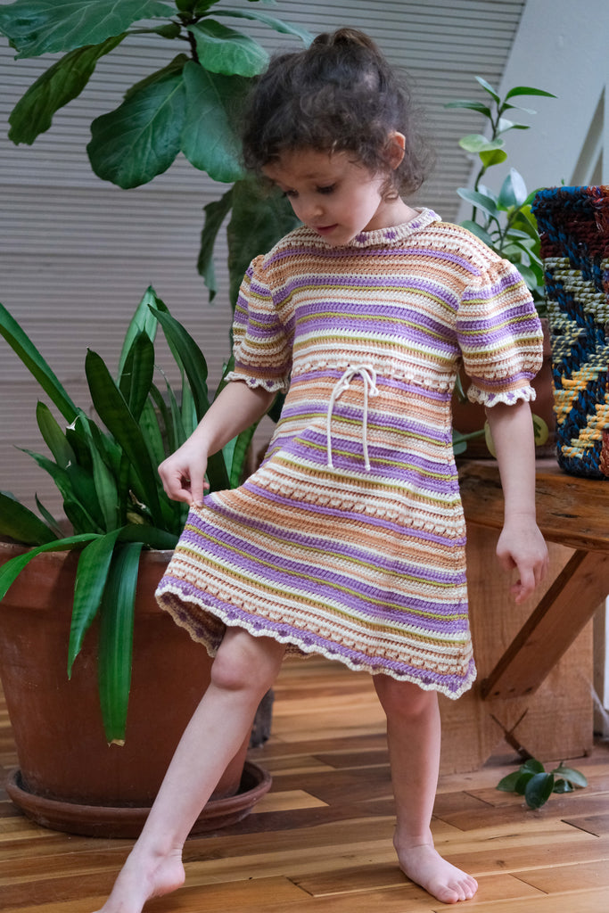 Paloma Dress in Summer Crochet by Bebe Organic