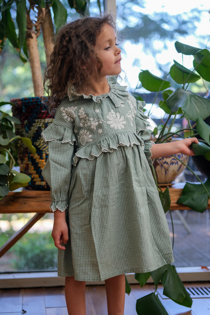 Illi Dress in Sauge by Louise Misha